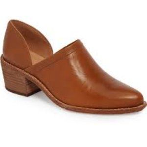 Madewell Brady Block Heel Bootie- English Saddle